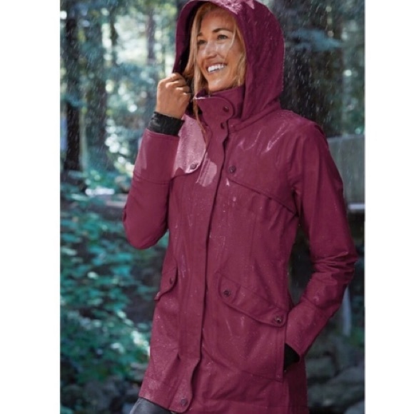 Athleta Jackets & Blazers - Athleta Overcast Purple Rain Jacket